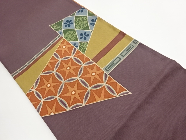 JAPANESE FUKURO OBI / RHOMBUS & GEOMETRIC